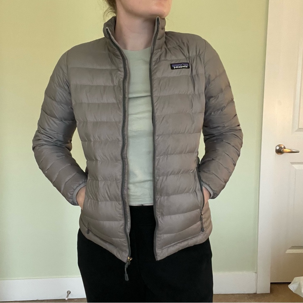 Patagonia Women's Taupe Puffer Jacket